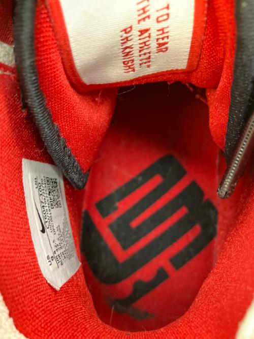 NIKE（ナイキ）NIKE (ナイキ) LEBRON XVII GRAFFITI ハイカットスニーカー ホワイト×レッド サイズ:SIZE 27cmの古着・服飾アイテム