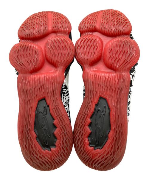 NIKE（ナイキ）NIKE (ナイキ) LEBRON XVII GRAFFITI ハイカットスニーカー ホワイト×レッド サイズ:SIZE 27cmの古着・服飾アイテム