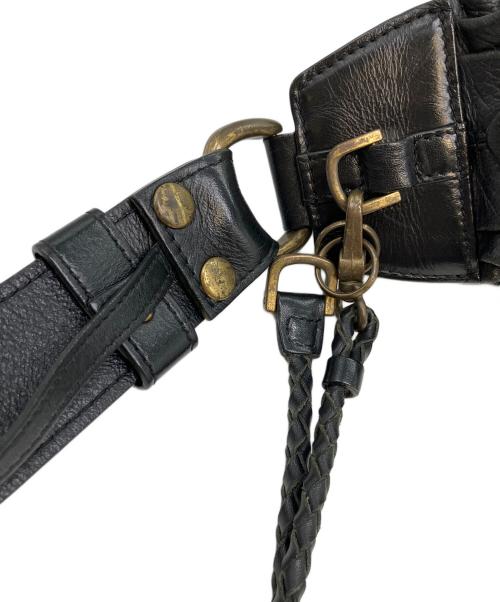 vinterks（ヴィンタークス）vinterks (ヴィンタークス) ボディーバッグ ブラックの古着・服飾アイテム