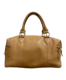 LONGCHAMP（ロンシャン）の古着「ハンドバッグ」｜ベージュ