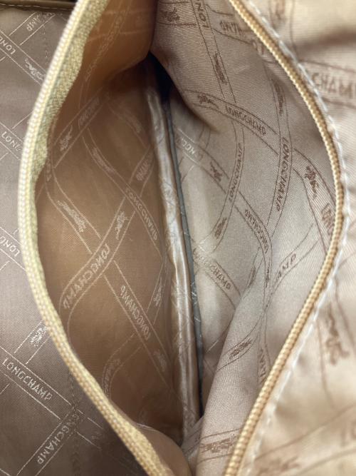LONGCHAMP（ロンシャン）LONGCHAMP (ロンシャン) ハンドバッグ ベージュの古着・服飾アイテム
