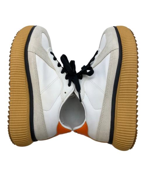 Onitsuka Tiger（オニツカタイガー）Onitsuka Tiger (オニツカタイガー) DELECITY スニーカー ホワイト×ベージュ サイズ:SIZE 23.5cmの古着・服飾アイテム