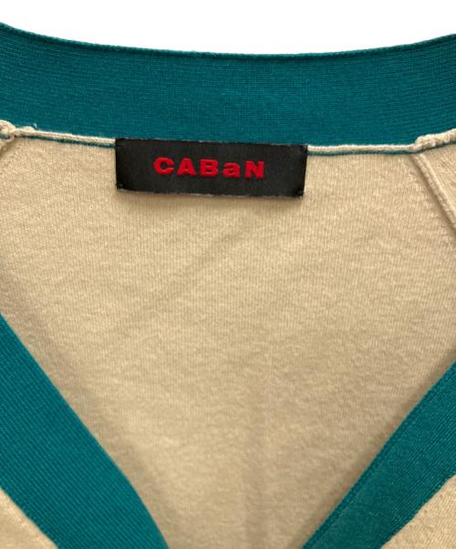 CABAN（キャバン）CABAN (キャバン) 薄手カーディガン ベージュ サイズ:SIZE Lの古着・服飾アイテム