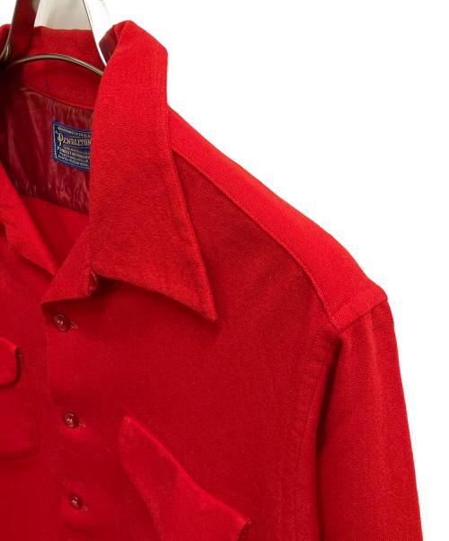 PENDLETON（ペンドルトン）PENDLETON (ペンドルトン) オープンカラーシャツ レッド サイズ:SIZE Lの古着・服飾アイテム