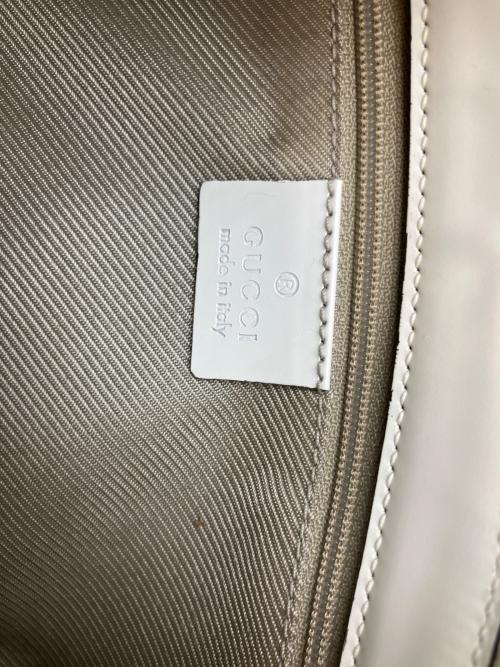 GUCCI（グッチ）GUCCI (グッチ) GGキャンバス ショルダーバッグ ホワイトの古着・服飾アイテム