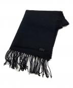 LACOSTEラコステ）の古着「エッセンシャルウールストール」｜ブラック