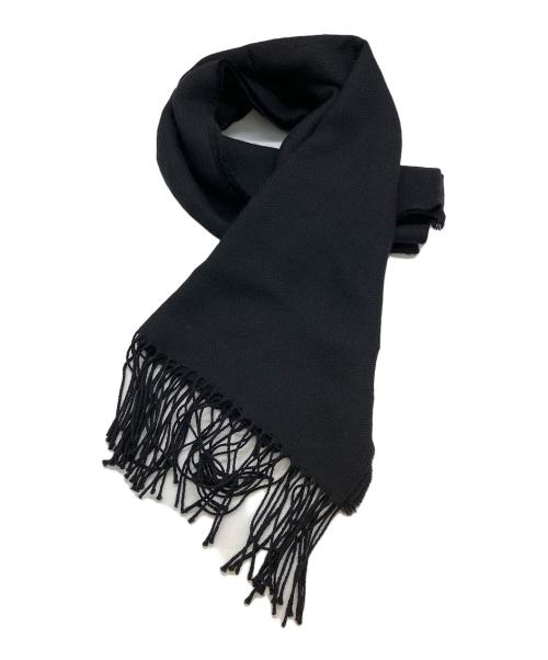 LACOSTE（ラコステ）LACOSTE (ラコステ) エッセンシャルウールストール ブラック 未使用品の古着・服飾アイテム