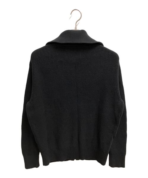 Calvin Klein Jeans（カルバンクラインジーンズ）Calvin Klein Jeans (カルバンクラインジーンズ) ニットジップジャケット ブラック サイズ:SIZE Sの古着・服飾アイテム