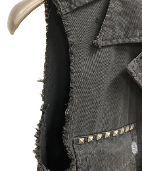 Hysteric Glamour（ヒステリックグラマー）Hysteric Glamour (ヒステリックグラマー) ミリタリーベスト ブラック サイズ:SIZE Freeの古着・服飾アイテム