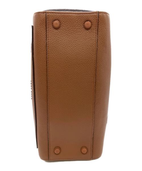 COLE HAAN（コールハーン）COLE HAAN (コールハーン) レザー2WAYバッグ ブラウンの古着・服飾アイテム