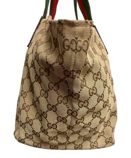 GUCCI（グッチ）GUCCI (グッチ) シェリーライン トートバッグ ベージュの古着・服飾アイテム
