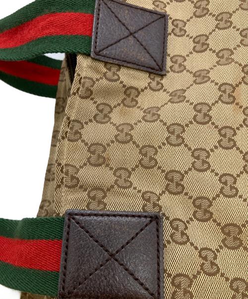 GUCCI（グッチ）GUCCI (グッチ) シェリーライン トートバッグ ベージュの古着・服飾アイテム