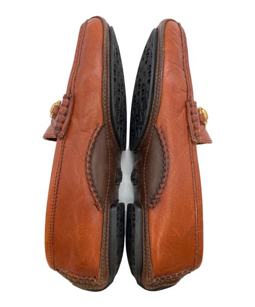 GUCCI（グッチ）GUCCI (グッチ) ビットローファー ブラウン サイズ:36Mの古着・服飾アイテム