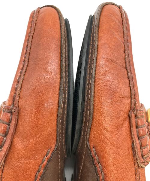 GUCCI（グッチ）GUCCI (グッチ) ビットローファー ブラウン サイズ:36Mの古着・服飾アイテム