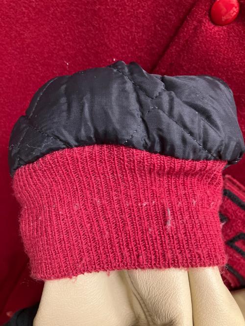 TROPHY JACKETS（トロフィージャケット）TROPHY JACKETS (トロフィージャケット) スタジャン レッド サイズ:SIZE XLの古着・服飾アイテム