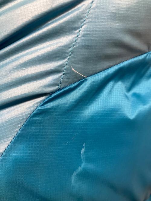 Patagonia（パタゴニア）Patagonia (パタゴニア) フィッツロイダウンパーカー ダウンジャケット スカイブルー サイズ:SIZE Mの古着・服飾アイテム