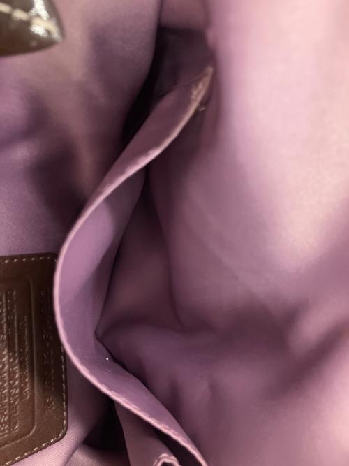 COACH（コーチ）COACH (コーチ) レザートートバッグ ブラウンの古着・服飾アイテム