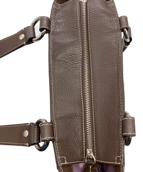 COACH（コーチ）COACH (コーチ) レザートートバッグ ブラウンの古着・服飾アイテム