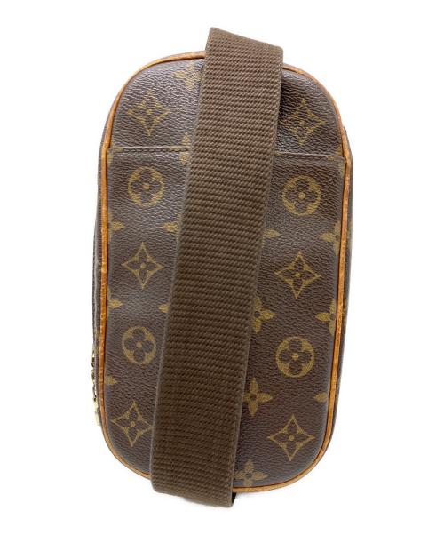 LOUIS VUITTON（ルイ ヴィトン）LOUIS VUITTON (ルイ ヴィトン) モノグラム ポシェット・ガンジュ ブラウンの古着・服飾アイテム