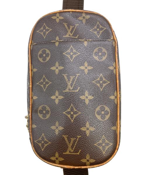 LOUIS VUITTON（ルイ ヴィトン）LOUIS VUITTON (ルイ ヴィトン) モノグラム ポシェット・ガンジュ ブラウンの古着・服飾アイテム