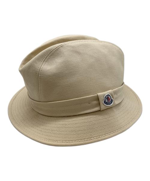 MONCLER（モンクレール）MONCLER (モンクレール) ハット ベージュ サイズ:SIZE Mの古着・服飾アイテム