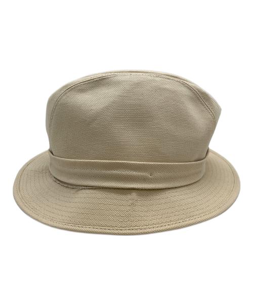 MONCLER（モンクレール）MONCLER (モンクレール) ハット ベージュ サイズ:SIZE Mの古着・服飾アイテム