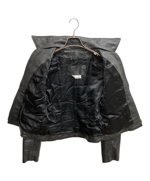 THE LEATHER RANCH（-）THE LEATHER RANCH (-) レザージャケット ブラック サイズ:SIZE 3の古着・服飾アイテム