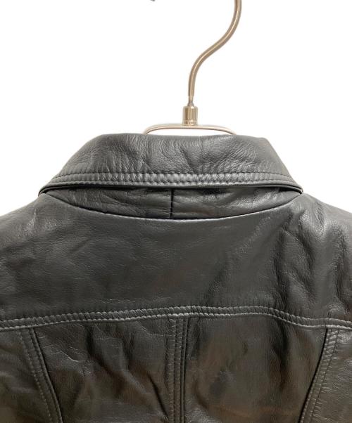THE LEATHER RANCH（-）THE LEATHER RANCH (-) レザージャケット ブラック サイズ:SIZE 3の古着・服飾アイテム