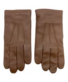 COACH（コーチ）の古着「レザーグローブ」｜ブラウン