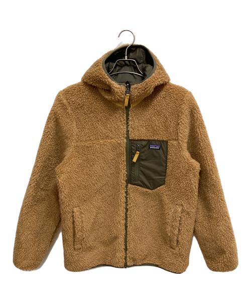 Patagonia（パタゴニア）Patagonia (パタゴニア) リバーシブルボアジャケット オリーブ×ベージュ サイズ:SIZE Freeの古着・服飾アイテム