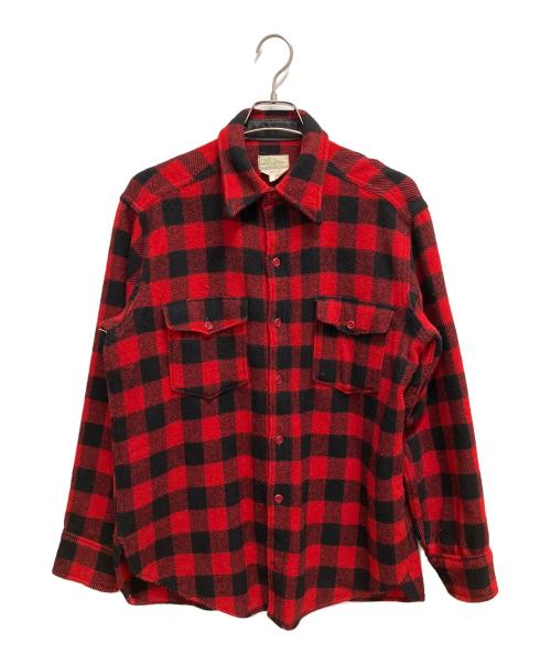 L.L.Bean（エルエルビーン）L.L.Bean (エルエルビーン) ウールシャツ レッド×ブラック サイズ:SIZE Lの古着・服飾アイテム