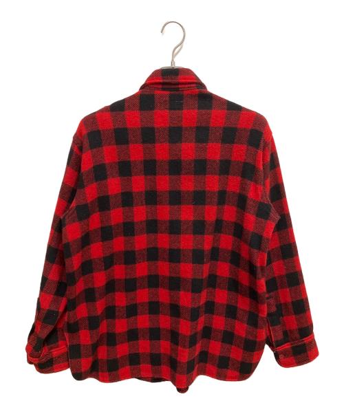 L.L.Bean（エルエルビーン）L.L.Bean (エルエルビーン) ウールシャツ レッド×ブラック サイズ:SIZE Lの古着・服飾アイテム