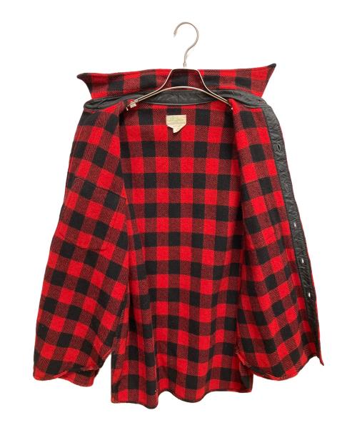 L.L.Bean（エルエルビーン）L.L.Bean (エルエルビーン) ウールシャツ レッド×ブラック サイズ:SIZE Lの古着・服飾アイテム