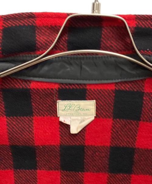 L.L.Bean（エルエルビーン）L.L.Bean (エルエルビーン) ウールシャツ レッド×ブラック サイズ:SIZE Lの古着・服飾アイテム