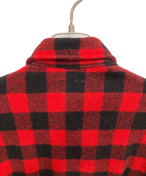 L.L.Bean（エルエルビーン）L.L.Bean (エルエルビーン) ウールシャツ レッド×ブラック サイズ:SIZE Lの古着・服飾アイテム