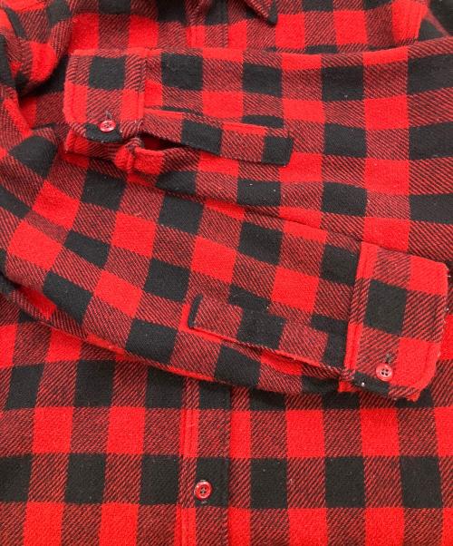 L.L.Bean（エルエルビーン）L.L.Bean (エルエルビーン) ウールシャツ レッド×ブラック サイズ:SIZE Lの古着・服飾アイテム