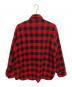 L.L.Bean (エルエルビーン) ウールシャツ レッド×ブラック サイズ:SIZE L：7000円