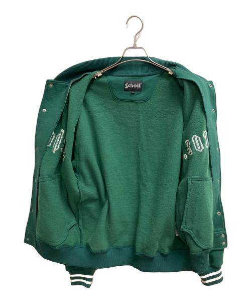 Schott（ショット）Schott (ショット) スタジャン グリーン サイズ:SIZE Lの古着・服飾アイテム