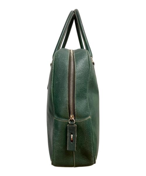 PRADA（プラダ）PRADA (プラダ) ブリーフケース グリーンの古着・服飾アイテム