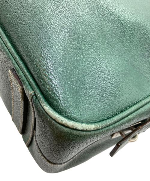 PRADA（プラダ）PRADA (プラダ) ブリーフケース グリーンの古着・服飾アイテム
