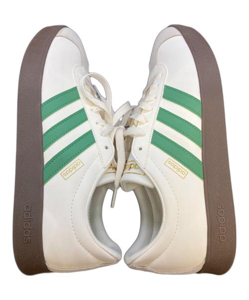 adidas（アディダス）adidas (アディダス) Court VL 2.0 'Green' ローカットスニーカー ホワイト×グリーン サイズ:SIZE 26cmの古着・服飾アイテム