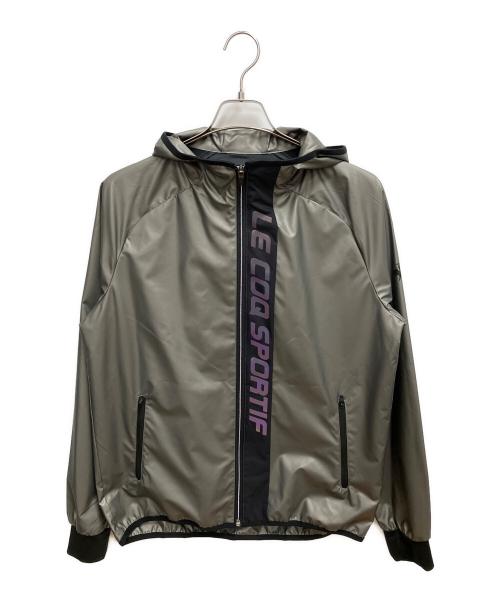 le coq sportif（ルコックスポルティフ）le coq sportif (ルコックスポルティフ) RIJOUME ナイロンジャケット グレー サイズ:SIZE LLの古着・服飾アイテム