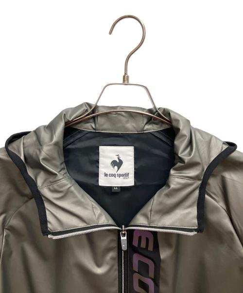 le coq sportif（ルコックスポルティフ）le coq sportif (ルコックスポルティフ) RIJOUME ナイロンジャケット グレー サイズ:SIZE LLの古着・服飾アイテム