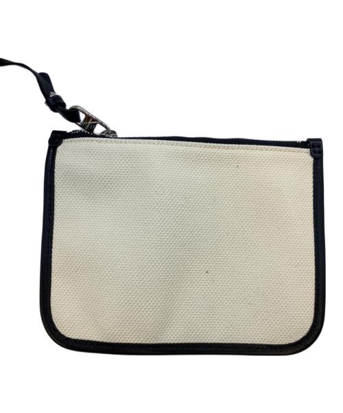 GIORGIO ARMANI（ジョルジョアルマーニ）GIORGIO ARMANI (ジョルジョアルマーニ) クロスボディーバッグ ベージュ×ブラック 未使用品の古着・服飾アイテム