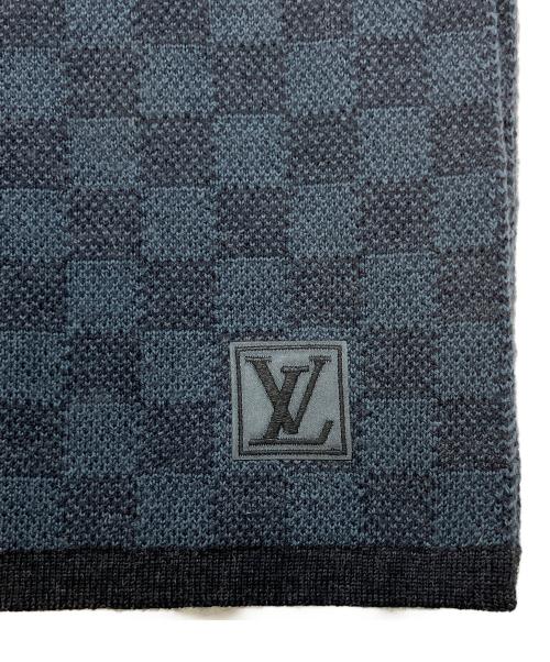 LOUIS VUITTON（ルイ ヴィトン）LOUIS VUITTON (ルイ ヴィトン) マフラー ネイビーの古着・服飾アイテム
