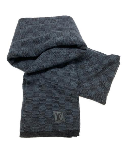 LOUIS VUITTON（ルイ ヴィトン）LOUIS VUITTON (ルイ ヴィトン) マフラー ネイビーの古着・服飾アイテム
