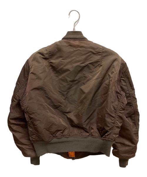 ALPHA（アルファ）ALPHA (アルファ) MA-1ジャケット ブラウン サイズ:SIZE Mの古着・服飾アイテム