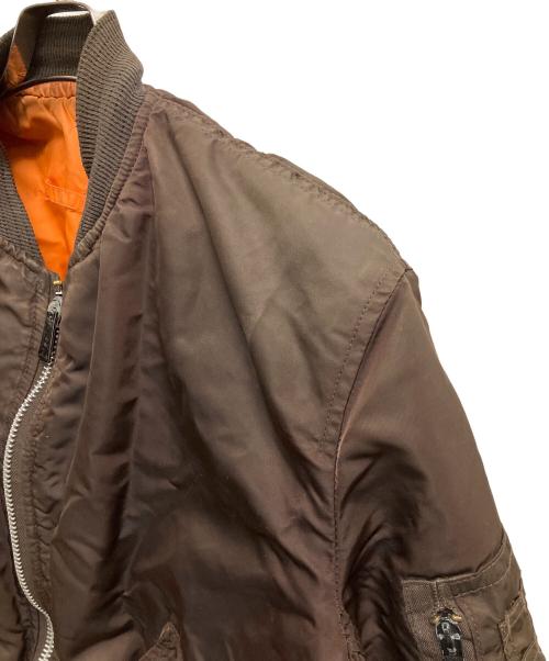 ALPHA（アルファ）ALPHA (アルファ) MA-1ジャケット ブラウン サイズ:SIZE Mの古着・服飾アイテム