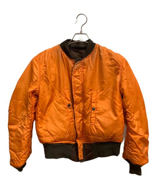 ALPHA（アルファ）ALPHA (アルファ) MA-1ジャケット ブラウン サイズ:SIZE Mの古着・服飾アイテム