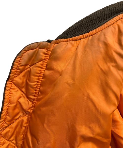 ALPHA（アルファ）ALPHA (アルファ) MA-1ジャケット ブラウン サイズ:SIZE Mの古着・服飾アイテム